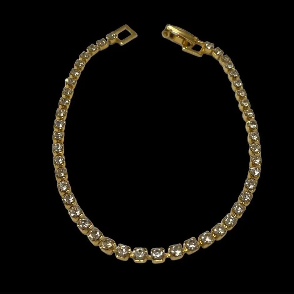 Gold Rhinestone Bracelet